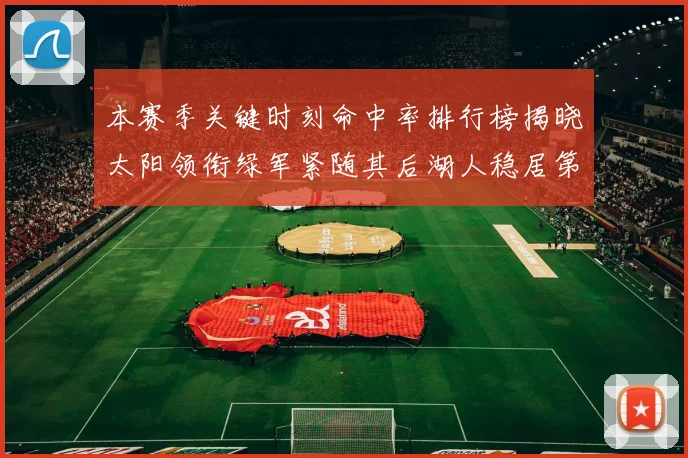 本赛季关键时刻命中率排行榜揭晓太阳领衔绿军紧随其后湖人稳居第五位